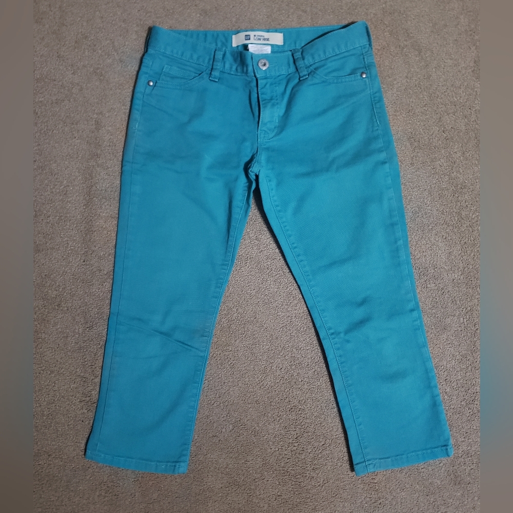 GAP Teal Low Rise Pants